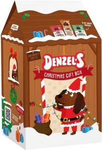 Denzel's kerstpakket hond