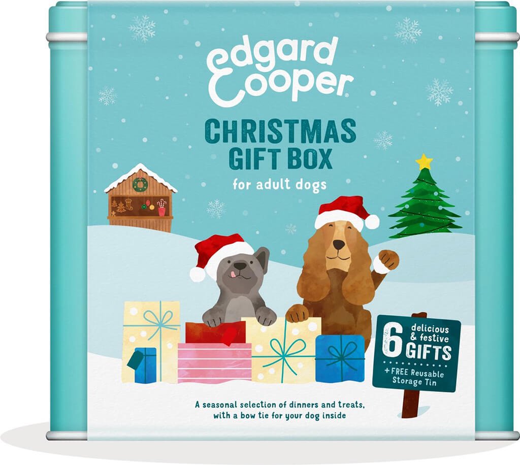 Edgard & Cooper kerst gift box voor volwassen honden